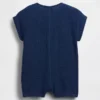 Baby Cotton Gauze Denim Shorty One-Piece