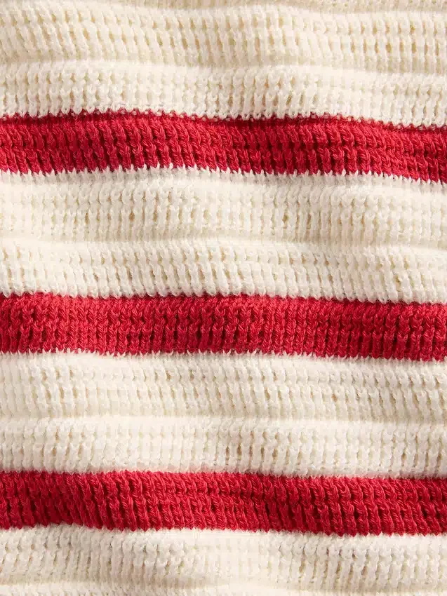 Baby Crochet Stripe Outfit Set