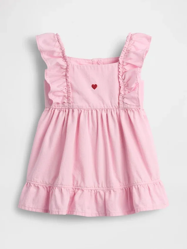 Baby Denim Heart Dress