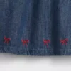 Baby Denim Ruffle Collar Dress