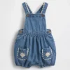Baby Denim Shell Pocket Bubble Overalls