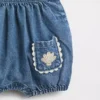 Baby Denim Shell Pocket Bubble Overalls