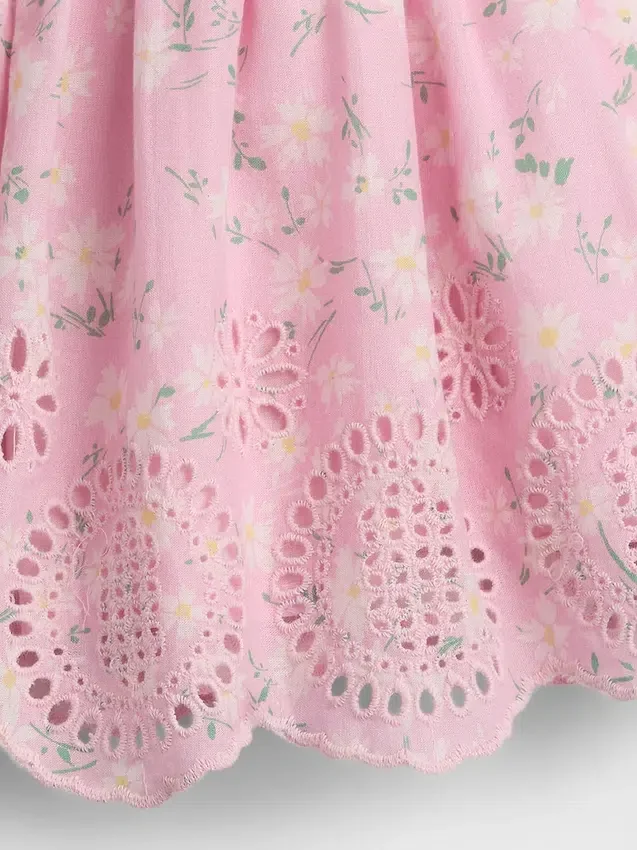 Baby Eyelet Outfit Set