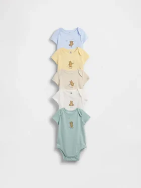 Baby First Favorites Organic Cotton Bodysuit (5-Pack)
