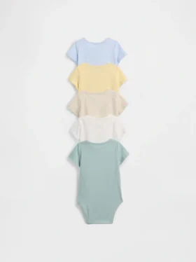 Baby First Favorites Organic Cotton Bodysuit (5-Pack)