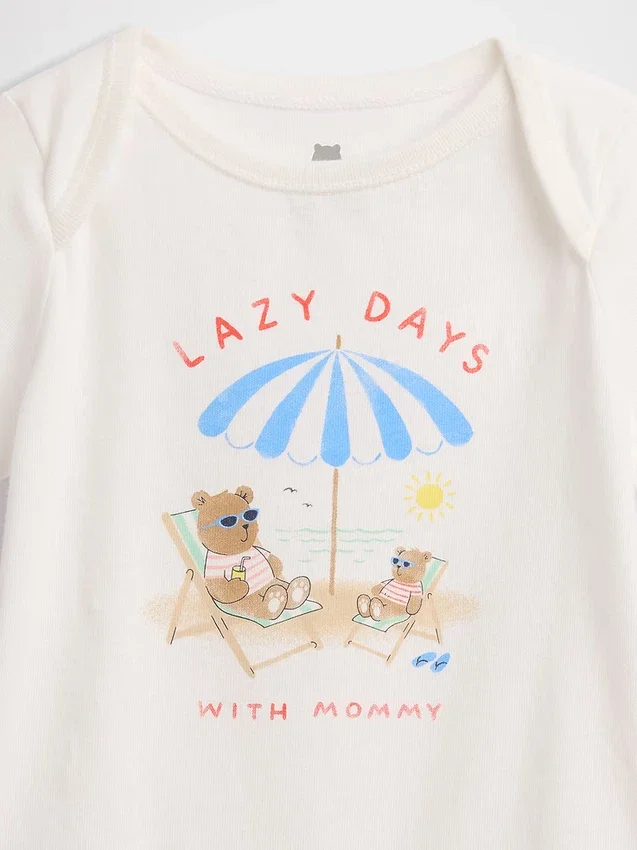 Baby First Favorites Organic Cotton Graphic Bodysuit