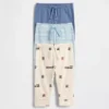 Baby First Favorites Organic Cotton Pull-On Pants (3-Pack)