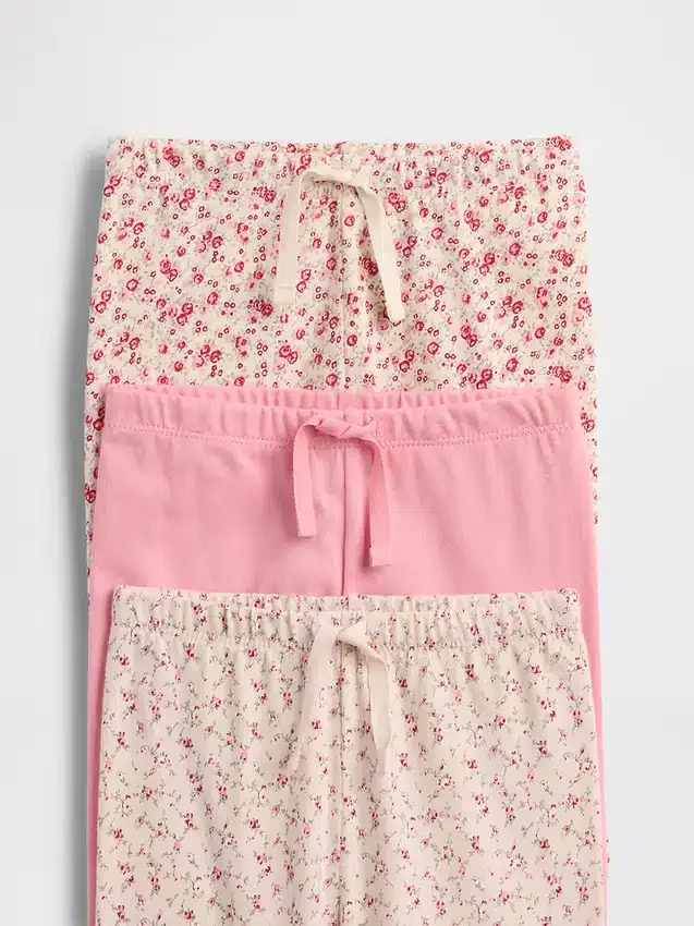 Baby First Favorites Organic Cotton Pull-On Pants (3-Pack)
