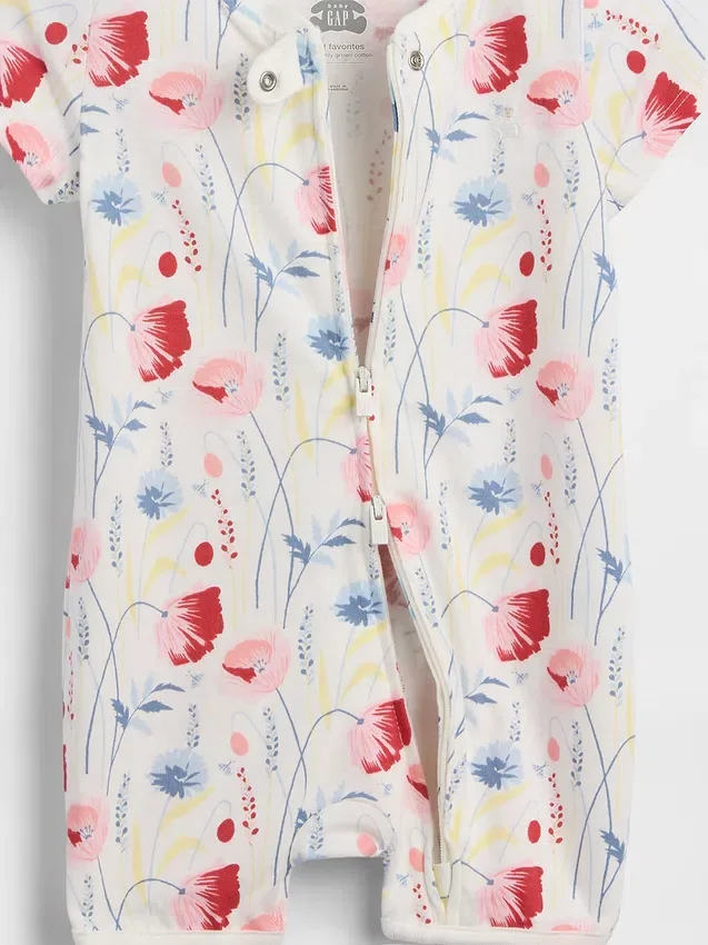 Baby First Favorites Organic Cotton Shorty One-Piece