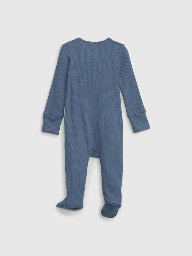 Baby First Favorites Tinyrib Footed One-Piece