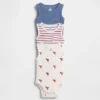 Baby First Favorites Tinyrib Pocket Tank Bodysuit (3-Pack)