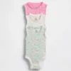 Baby First Favorites Tinyrib Ruffle Tank Bodysuit (3-Pack)