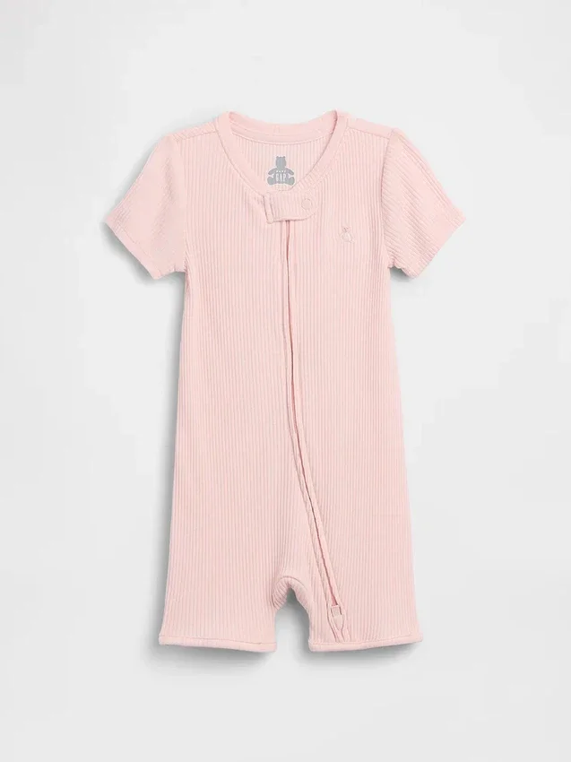 Baby First Favorites Tinyrib Shorty One-Piece