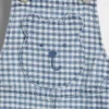 Baby Gingham Denim Bear Pocket Shortalls