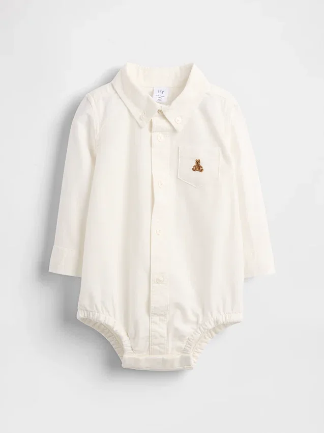 Baby Oxford Bodysuit