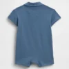 Baby Pique Polo Shorty One-Piece