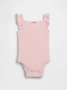 Baby Pointelle Rib Tank Bodysuit