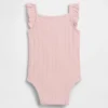Baby Pointelle Rib Tank Bodysuit