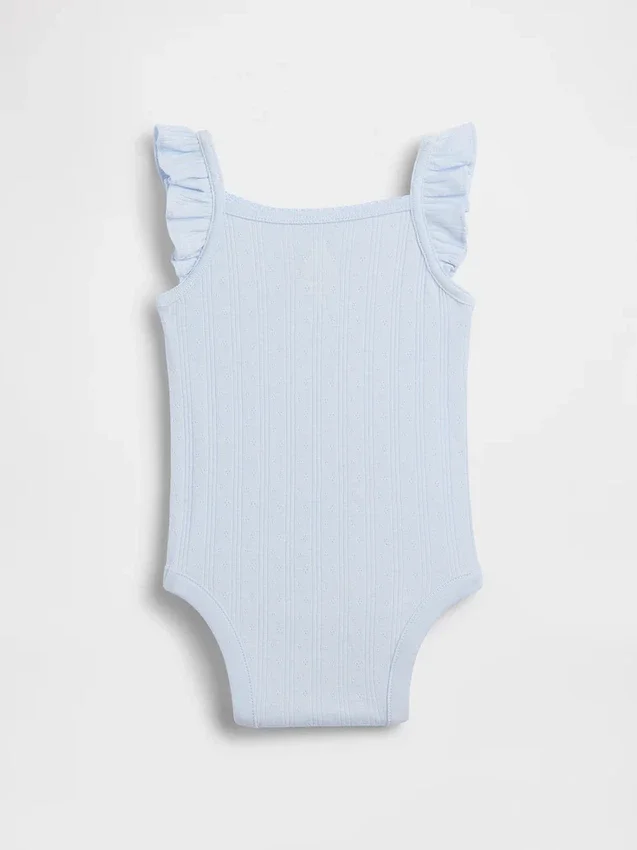Baby Pointelle Rib Tank Bodysuit