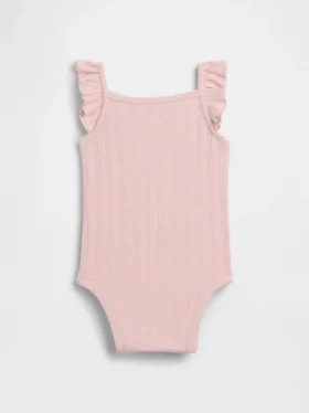 Baby Pointelle Rib Tank Bodysuit