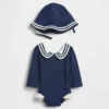 Baby Sailor Rash Guard Swim Set