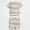 Baby Stripe Sweater Outfit Set