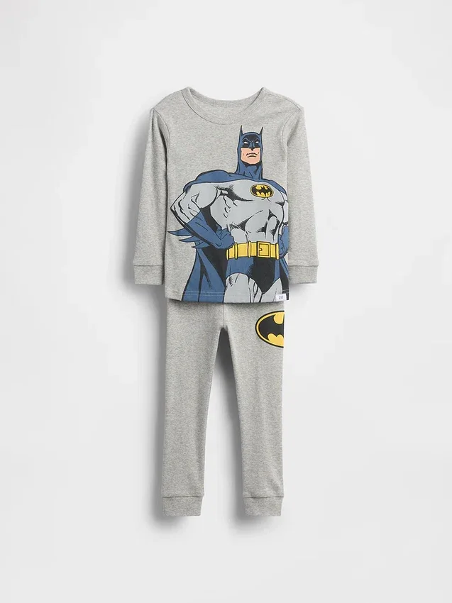Baby & Toddler Batman Organic Brushed Cotton Pj Set