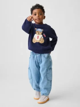 Baby & Toddler Brannan Bear Pocket Pull-On Barrel Jeans