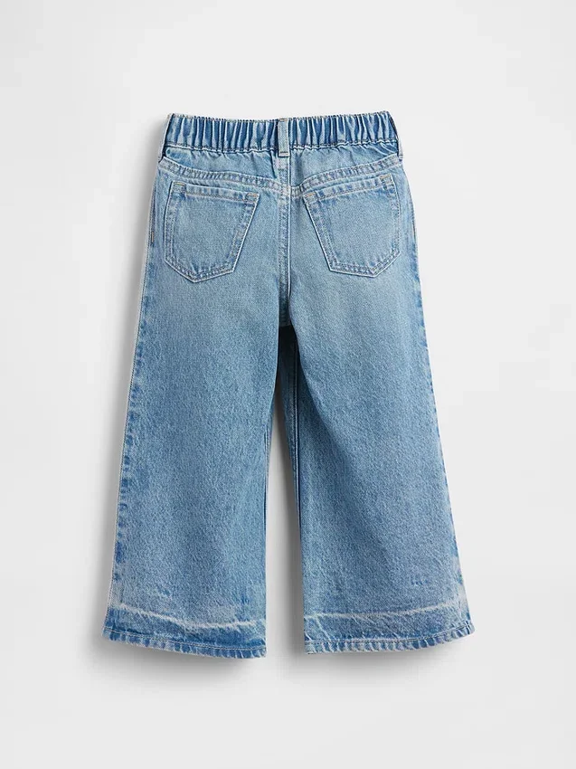 Baby & Toddler Butterfly Pull-On Baggy Jeans