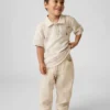 Baby & Toddler Cotton Gauze Pull-On Barrel Pants