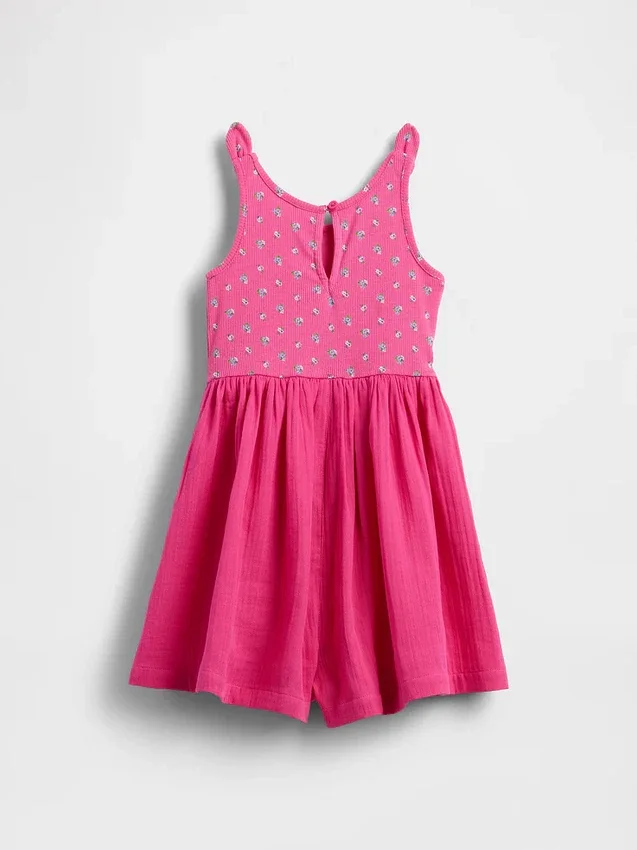 Baby & Toddler Cotton Gauze Romper