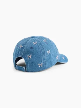 Baby & Toddler Denim Bow Baseball Hat