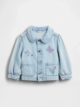 Baby & Toddler Denim Embroidered Chore Jacket