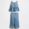 Baby & Toddler Denim Ruffle Outfit Set