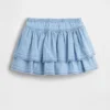 Baby & Toddler Denim Ruffle Skort