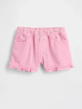Baby & Toddler Denim Stride Pull-On Ruffle Shorts