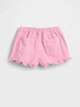 Baby & Toddler Denim Stride Pull-On Ruffle Shorts