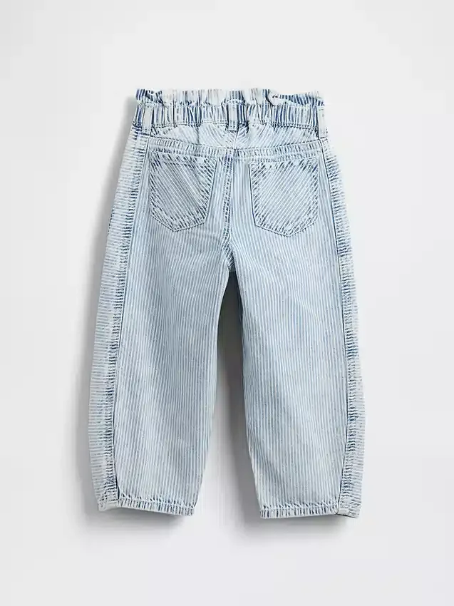 Baby & Toddler Denim Stripe Horseshoe Jeans