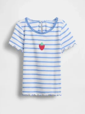 Baby & Toddler Embroidered Rib T-Shirt