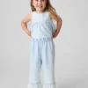 Baby & Toddler Eyelet Denim Outfit Set