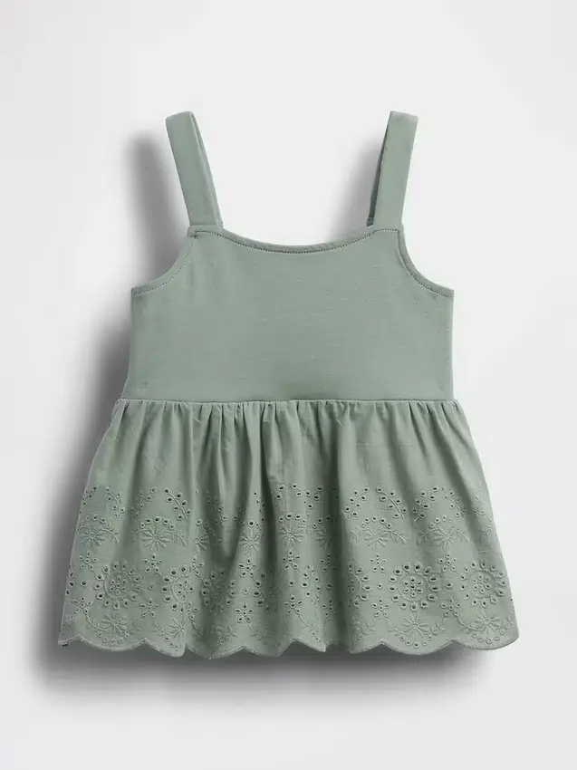 Baby & Toddler Eyelet Hem Top