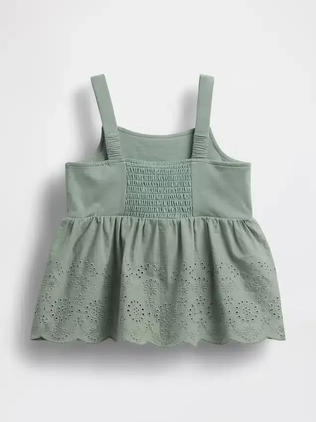 Baby & Toddler Eyelet Hem Top