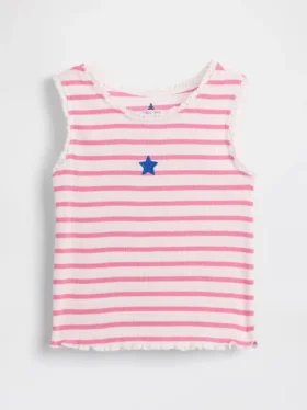 Baby & Toddler Graphic Stripe Rib Tank Top