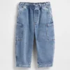Baby & Toddler Knit Barrel Jeans