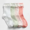 Baby & Toddler Lace-Trim Pointelle Crew Socks (4-Pack)