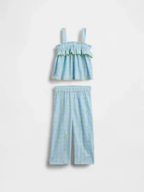 Baby & Toddler Lemon Gingham Outfit Set