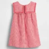 Baby & Toddler Linen-Cotton Gingham Sailor Dress
