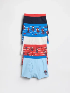 Baby & Toddler Marvel Organic Stretch Cotton Boxer Briefs (5-Pack)