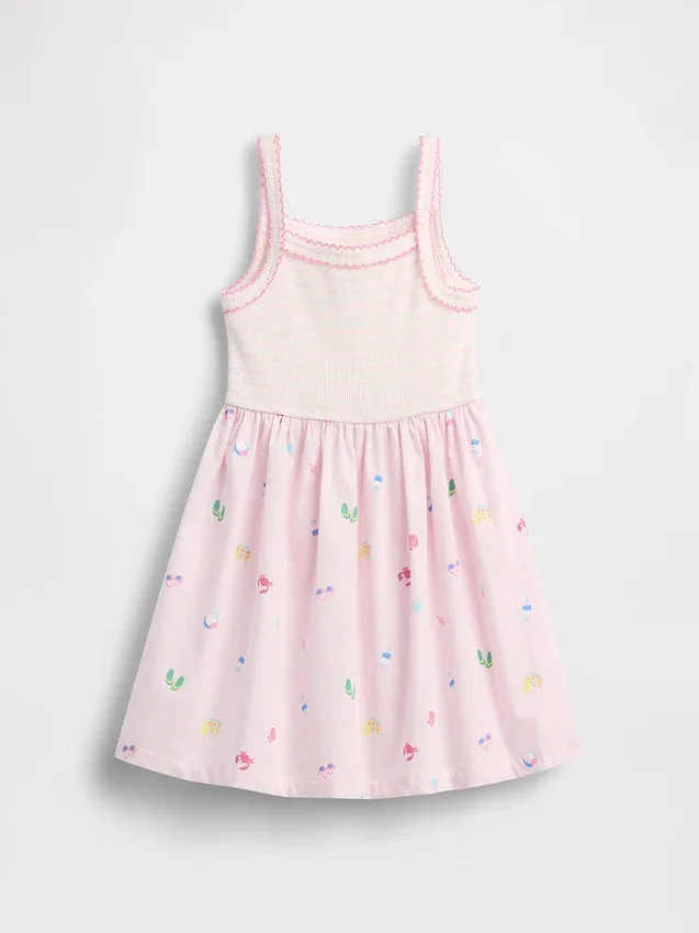 Baby & Toddler Mixed Media Apron Dress