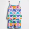 Baby & Toddler Organic Brushed Cotton Butterfly Pj Cami Short Set